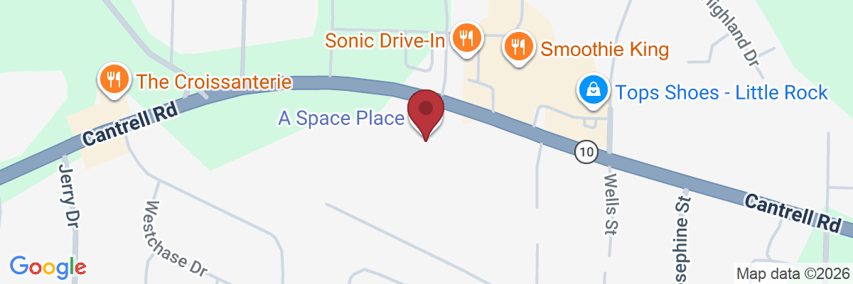 Map showing facility locations